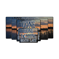 Gone Fishing Gaming Mouse Pad (Personalized)