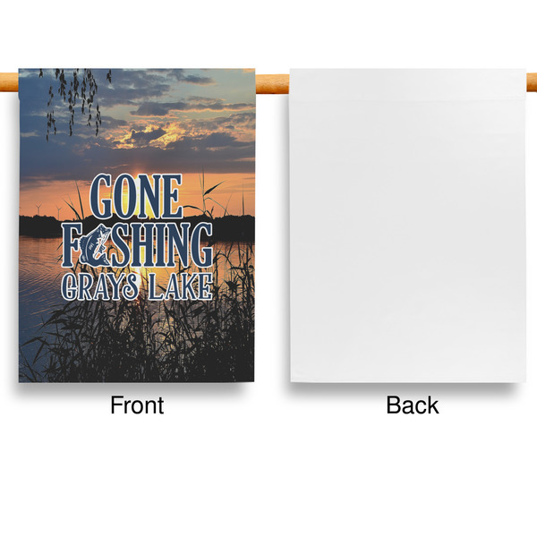 Gone Fishing House Flags - Single Sided - APPROVAL