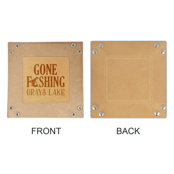 Gone Fishing Genuine Leather Valet Trays - APPROVAL