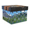 Gone Fishing Gift Boxes with Lid - Canvas Wrapped - Large - Front/Main