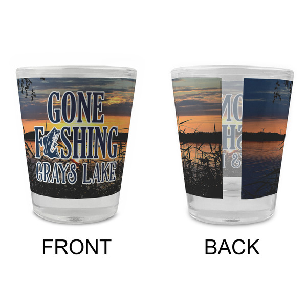 Gone Fishing Glass Shot Glass - Standard - APPROVAL