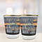 Gone Fishing Glass Shot Glass - with gold rim - LIFESTYLE