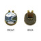 Gone Fishing Golf Ball Hat Clip Marker - Apvl - GOLD
