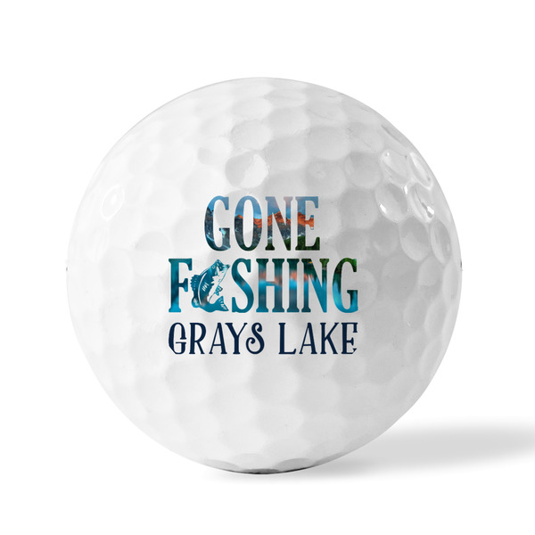 Gone Fishing Golf Balls - Generic - Set of 12 - FRONT