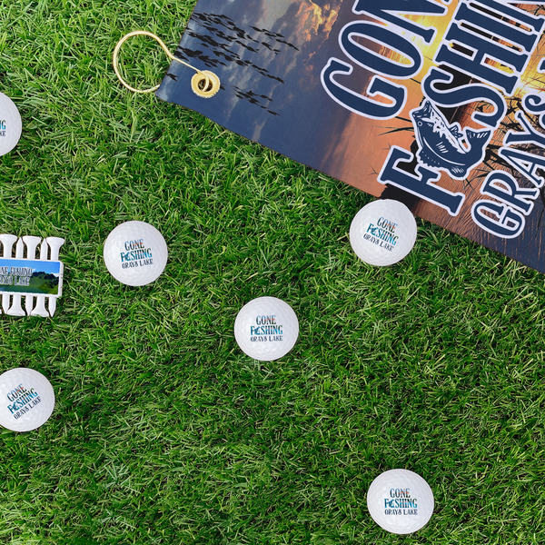 Gone Fishing Golf Balls - Generic - Set of 12 - LIFESTYLE