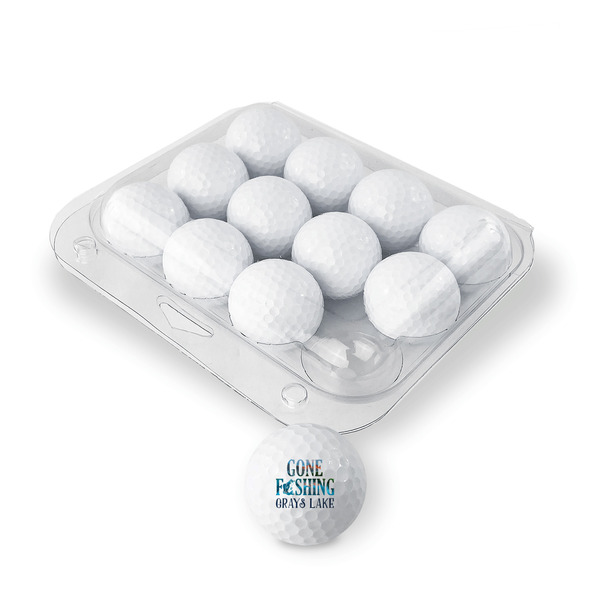 Gone Fishing Golf Balls - Generic - Set of 12 - PACKAGING
