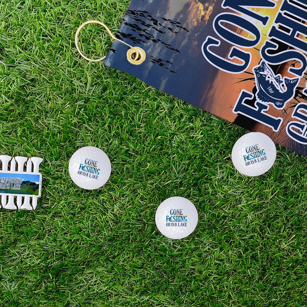 Gone Fishing Golf Balls - Generic - Set of 3 - LIFESTYLE