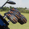 Gone Fishing Golf Club Cover - Set of 9 - On Clubs