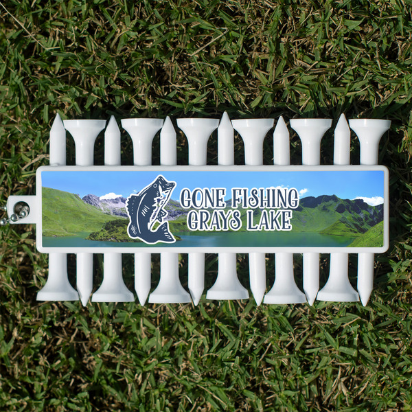 Custom Gone Fishing Golf Tees & Ball Markers Set (Personalized)