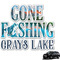 Gone Fishing Graphic Car Decal