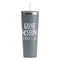 Gone Fishing RTIC Everyday Tumbler with Straw - 28oz - Grey - Single-Sided (Personalized)