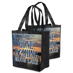 Gone Fishing Grocery Bag (Personalized)