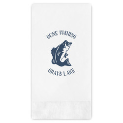 Gone Fishing Guest Towels - Full Color (Personalized)