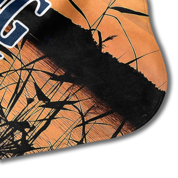 Gone Fishing Hooded Baby Towel- Detail Corner