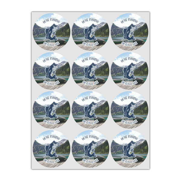 Gone Fishing Icing Circle - Small - Set of 12