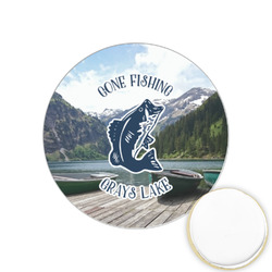 Gone Fishing Printed Cookie Topper - 1.25" (Personalized)