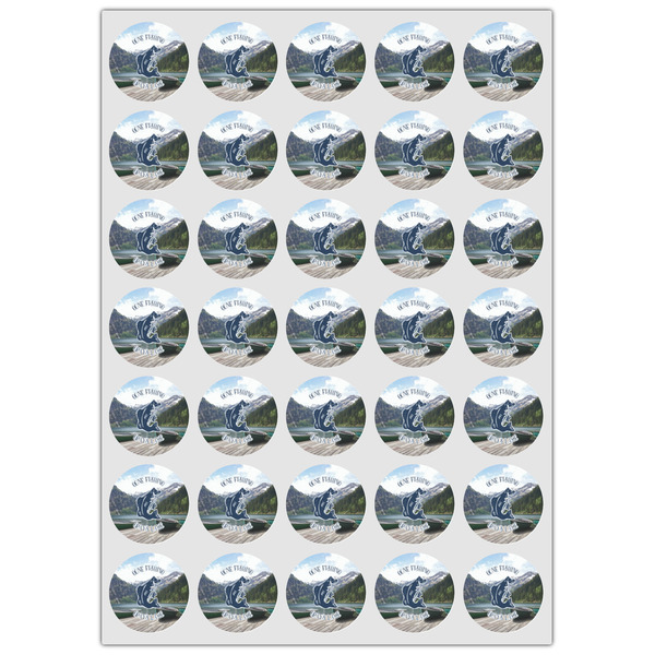 Gone Fishing Icing Circle - XSmall - Set of 35