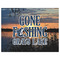 Gone Fishing Indoor / Outdoor Rug - 6'x8' - Front Flat