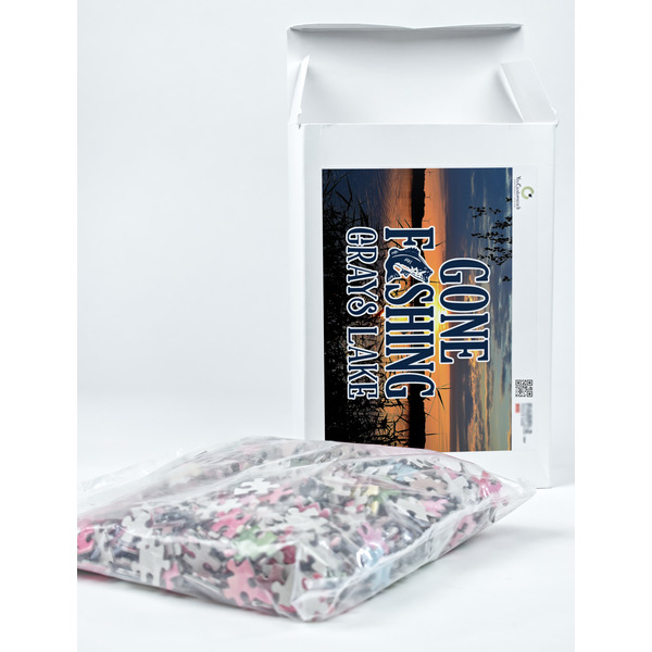 Gone Fishing Jigsaw Puzzle 1014 Piece - Box