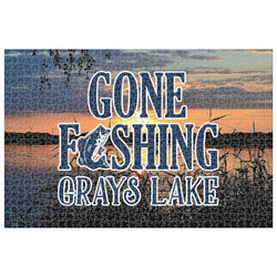 Gone Fishing 1014 pc Jigsaw Puzzle (Personalized)