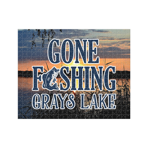 Custom Gone Fishing 500 pc Jigsaw Puzzle (Personalized)