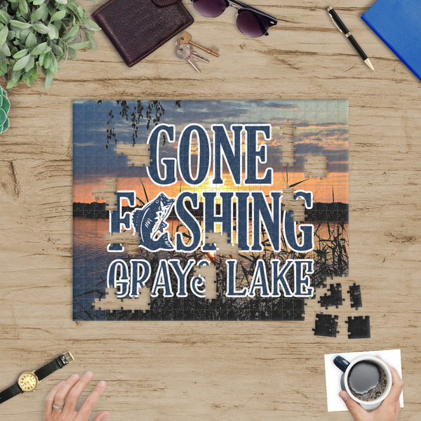 Gone Fishing Jigsaw Puzzle 500 Piece - In Context