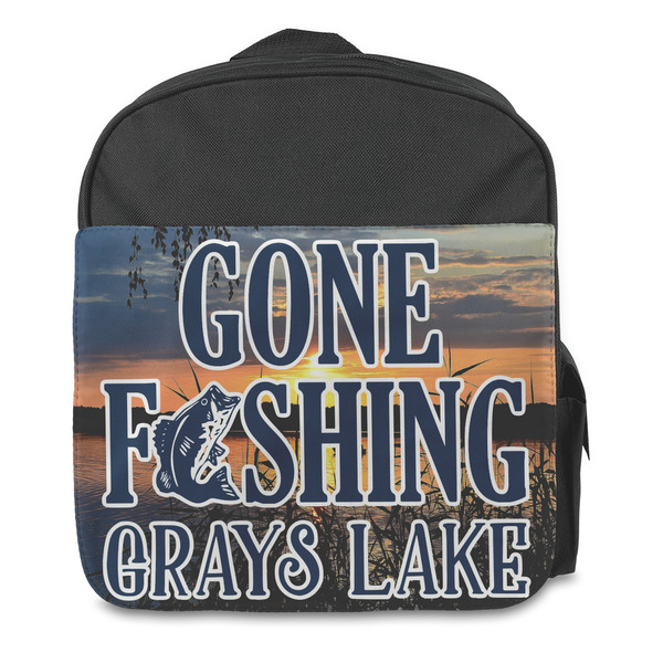 Custom Gone Fishing Preschool Backpack (Personalized)