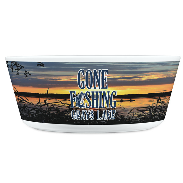 Gone Fishing Kids Bowls - FRONT