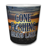 Gone Fishing Plastic Tumbler 6oz (Personalized)
