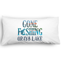 Gone Fishing Pillow Case - King - Graphic (Personalized)