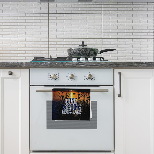 Gone Fishing Kitchen Towel - Poly Cotton - Lifestyle