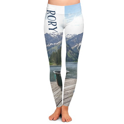 Gone Fishing Ladies Leggings - Extra Small (Personalized)