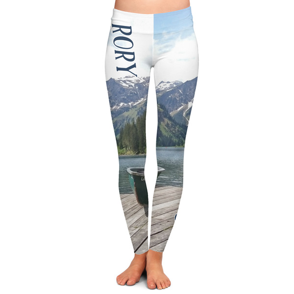 Custom Gone Fishing Ladies Leggings - Extra Small (Personalized)