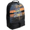 Gone Fishing Large Backpack - Black - Angled View