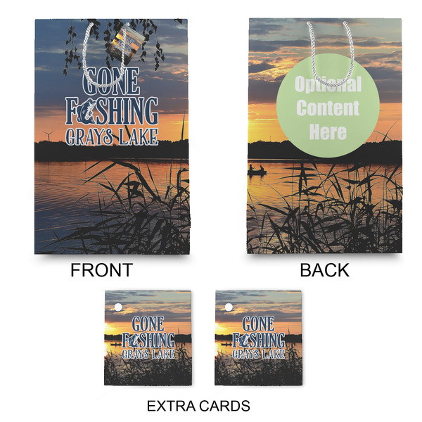Gone Fishing Large Gift Bag - Approval