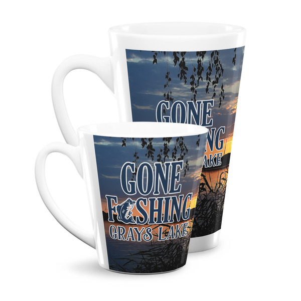 Gone Fishing Latte Mugs Main
