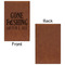 Gone Fishing Leatherette Sketchbooks - Small - Single Sided - Front & Back View