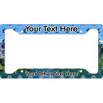 Gone Fishing License Plate Frame (Personalized)