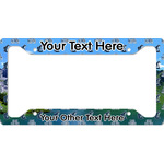 Gone Fishing License Plate Frame - Style A (Personalized)