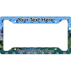 Gone Fishing License Plate Frame - Style A (Personalized)
