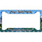Gone Fishing License Plate Frame - Style A
