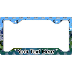 Gone Fishing License Plate Frame - Style C (Personalized)