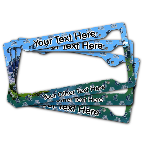 Gone Fishing License Plate Frames - (PARENT MAIN)