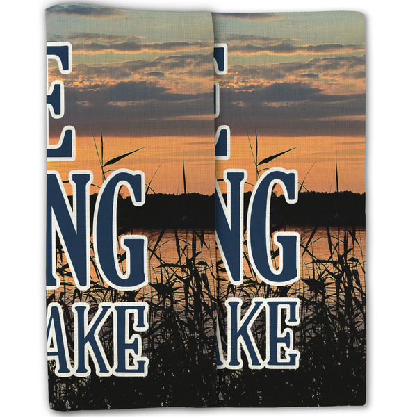 Gone Fishing Linen Placemat - Folded Half (double sided)