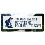 Gone Fishing Return Address Labels (Personalized)