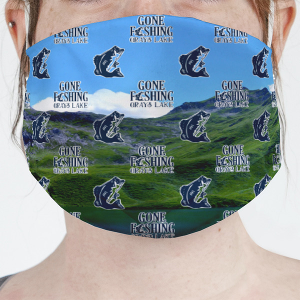 Custom Gone Fishing Face Mask Cover (Personalized)