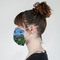 Gone Fishing Mask - Side View on Girl