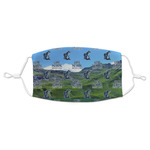 Gone Fishing Adult Cloth Face Mask (Personalized)