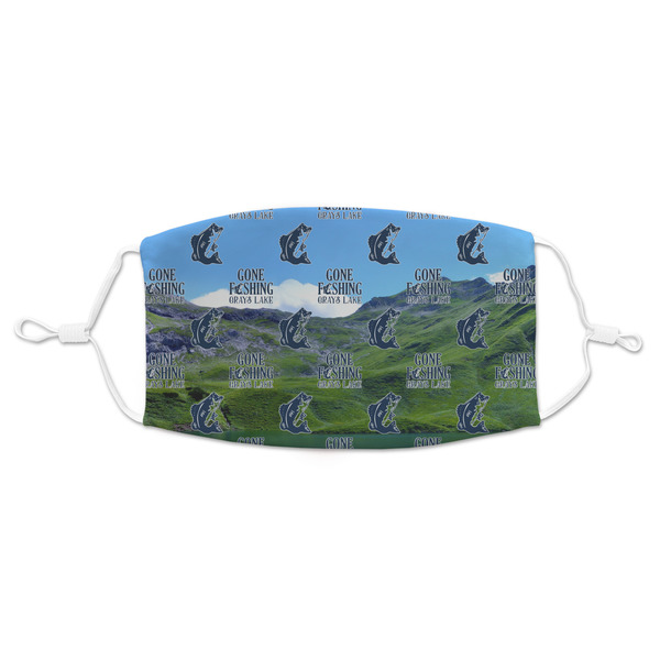 Custom Gone Fishing Adult Cloth Face Mask - Standard (Personalized)