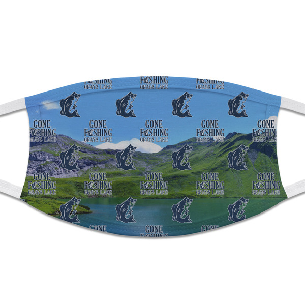 Custom Gone Fishing Cloth Face Mask (T-Shirt Fabric) (Personalized)